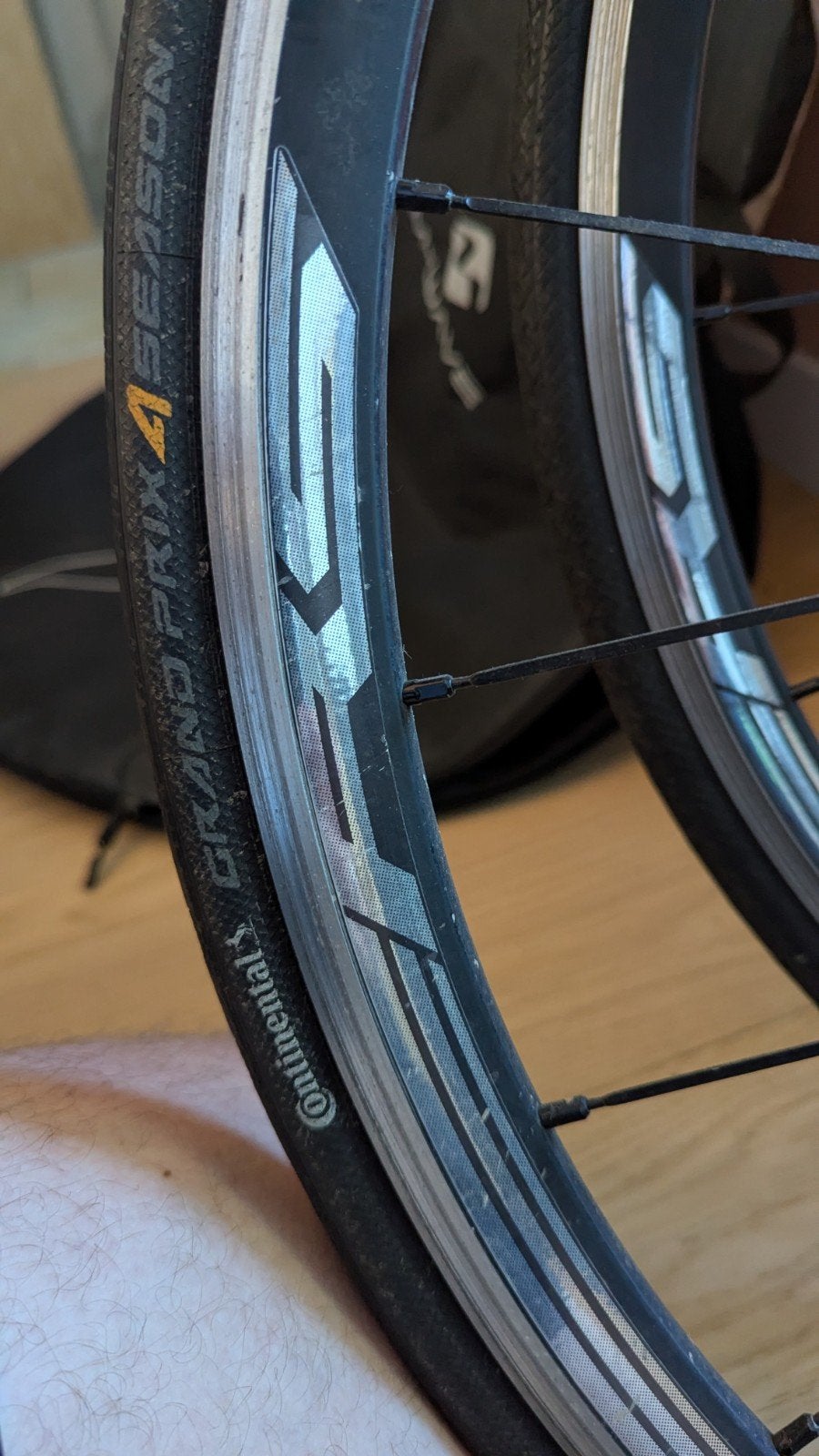 Shimano RS wielen met Continental Grand Prix 4 Season banden, Gebruikt, Aluminium, Shimano, Racefiets