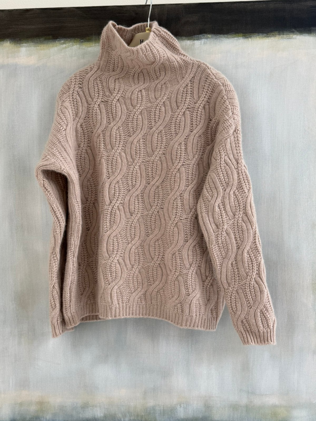 Repeat cashemere trui mt 40, Ophalen of Verzenden, Zo goed als nieuw, Maat 38/40 (M), Beige