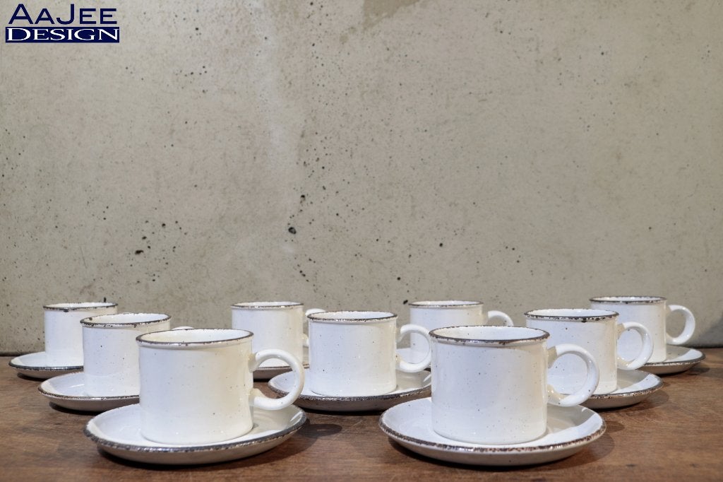 9 Midwinter Wedgwood Creation  – Kop & schotel – Stonehenge, Gebruikt, Ophalen of Verzenden, Wedgwood, Kop(pen) en/of Schotel(s)