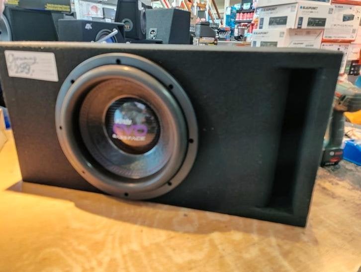 Dikke bassface 2500watt SPL woofer in kist 42L, Niet ingevuld, Niet ingevuld, Nieuw, Ophalen of Verzenden