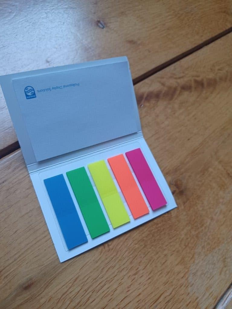 Boekje post its in alle kleuren - nieuw, Ophalen of Verzenden, Nieuw