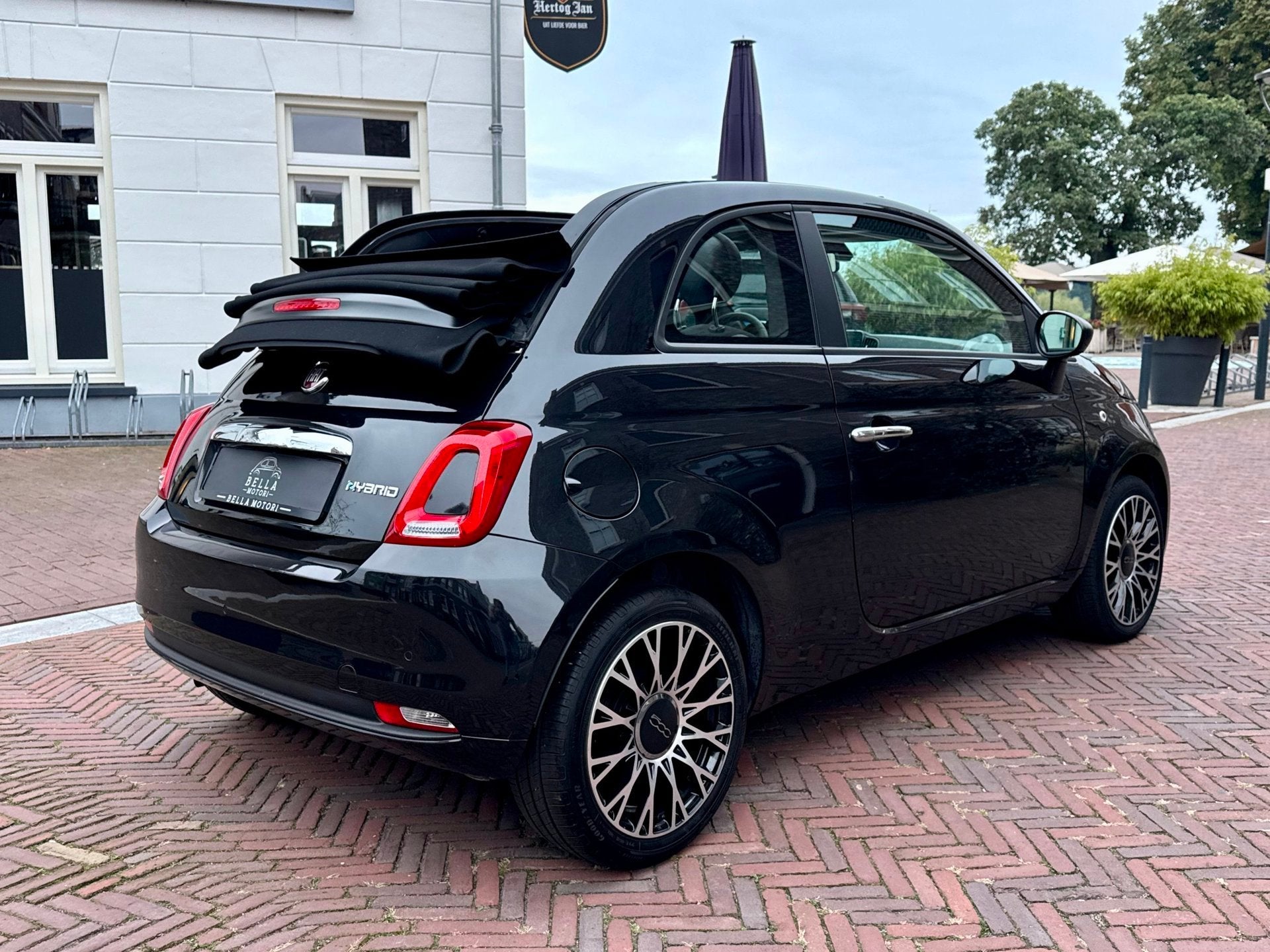 Fiat 500C 1.0 Hybride | RIJKLAARPRIJS | BTW-auto | Apple Car, Auto's, Voorwielaandrijving, Dealer onderhouden, Stof, Gebruikt