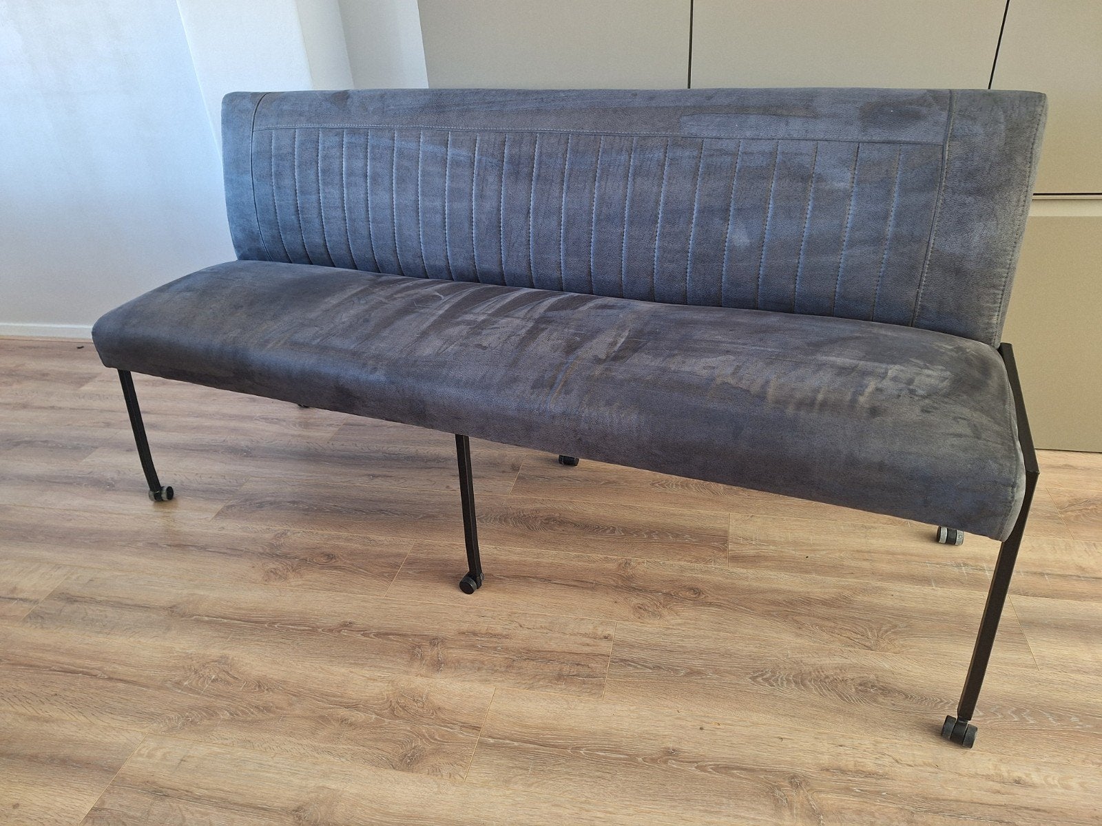 Te koop: eetkamerbank, Ophalen, Gebruikt, Drie, Stof
