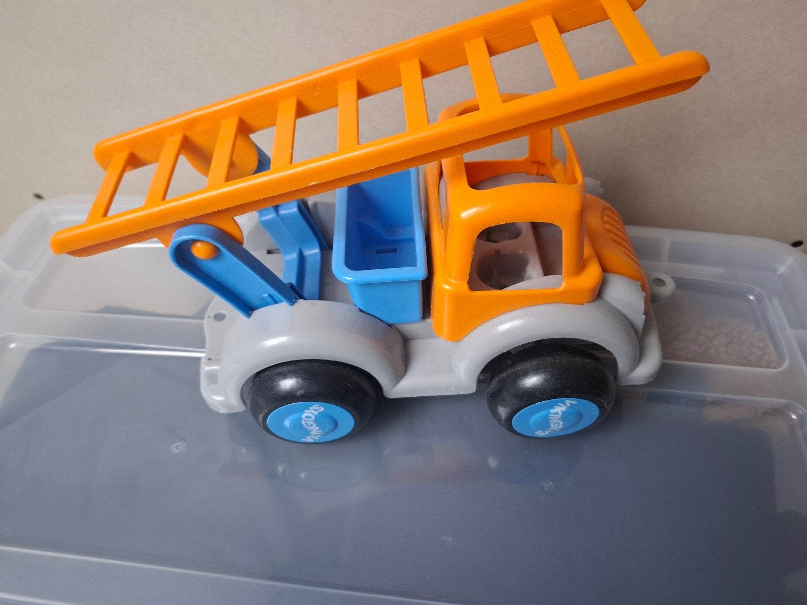 Viking Toys Brandweerauto met Ladder - Stevig Speelgoed, Ophalen, Gebruikt