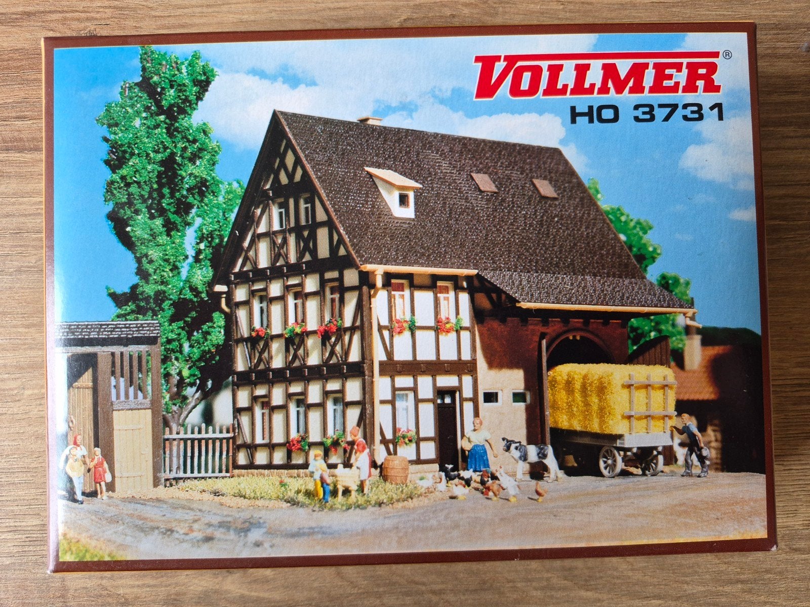 Vollmer 3731 - Boerderij (nieuw!!), Overige merken, Gelijkstroom of Wisselstroom, Brug, Tunnel of Gebouw, Nieuw