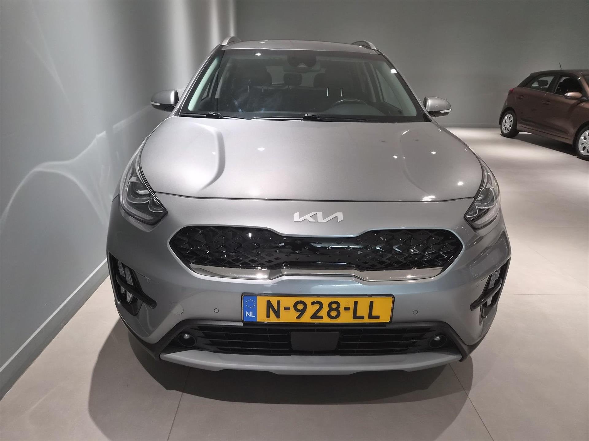 KIA Niro 1.6 GDi Hybrid 141pk DCT6 DynamicPlusLine Leer/ Nav, Auto's, Gebruikt, Adaptive Cruise Control, Kia Top Selectie, 1390 kg