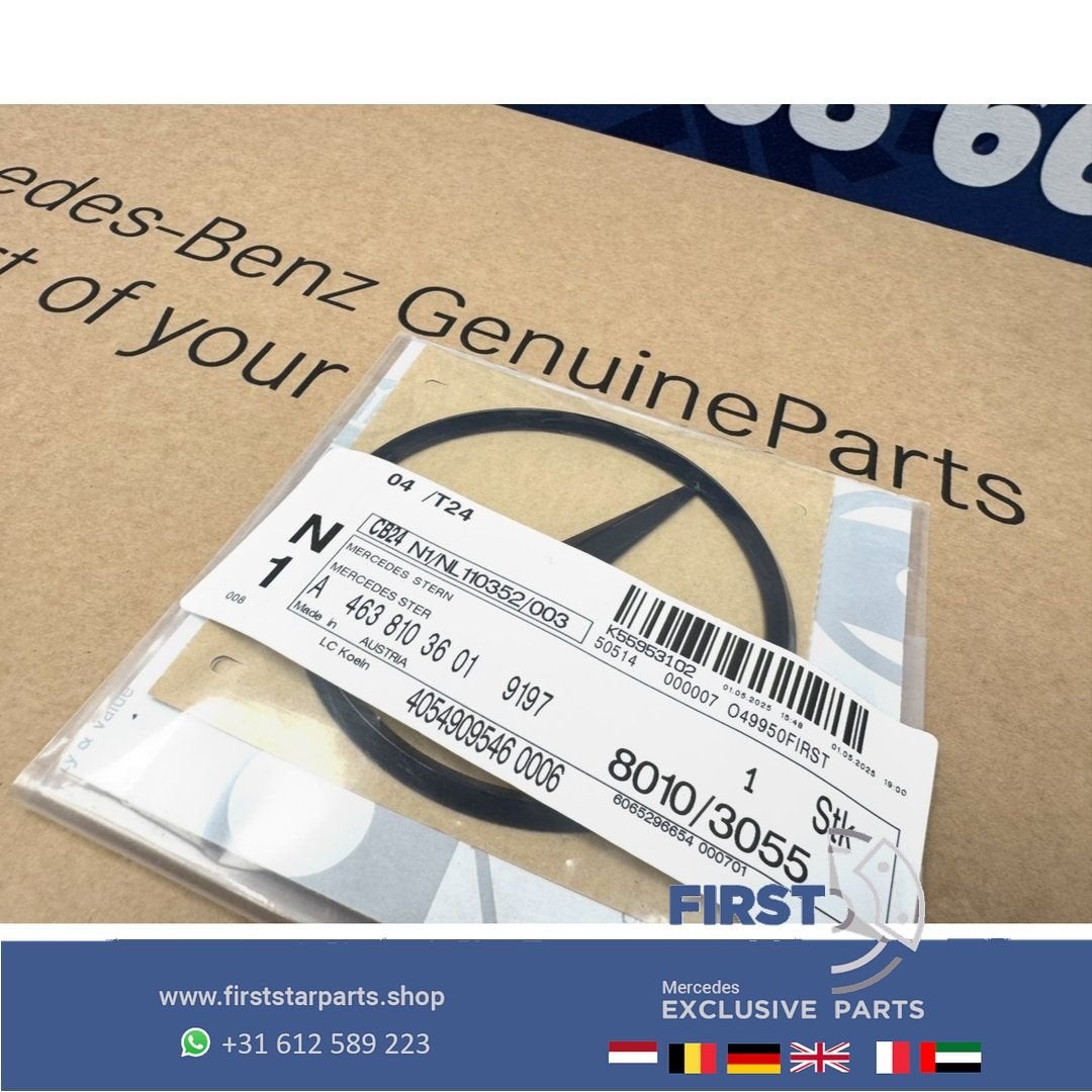 W463 STER Kofferbak LOGO achterklep G KLASSE G63 G63s EMBLEE, Gebruikt, -, Ophalen of Verzenden, -