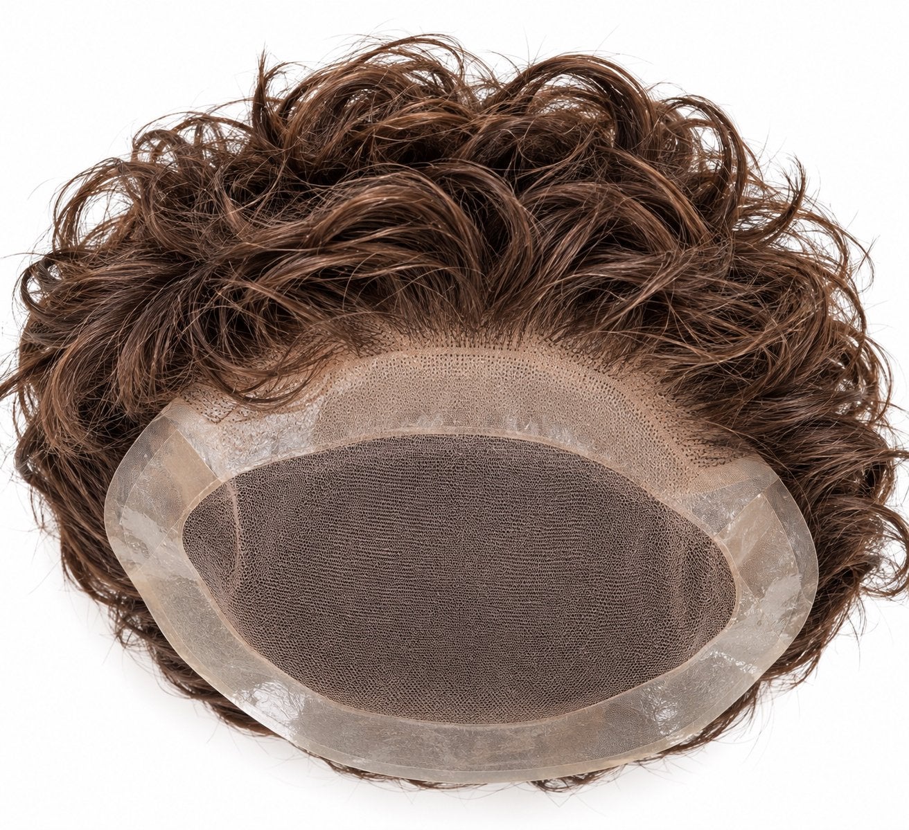 Luxe Heren Toupet dicht&vol extra dunne lace onzichtbaar, Ophalen, Nieuw, Pruik of Haarverlenging