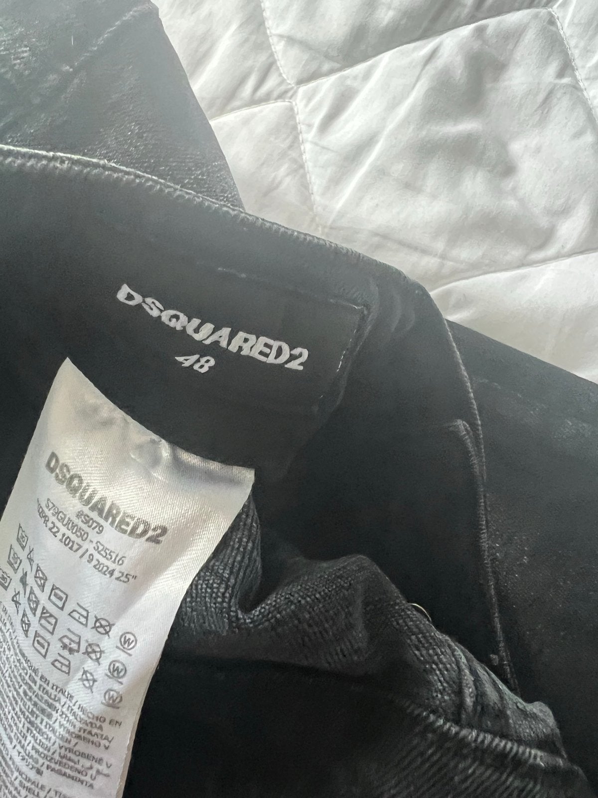 Dsquared2 Jeans Zwart - Maat 48, Ophalen, Zo goed als nieuw, Zwart, W33 - W34 (confectie 48/50)