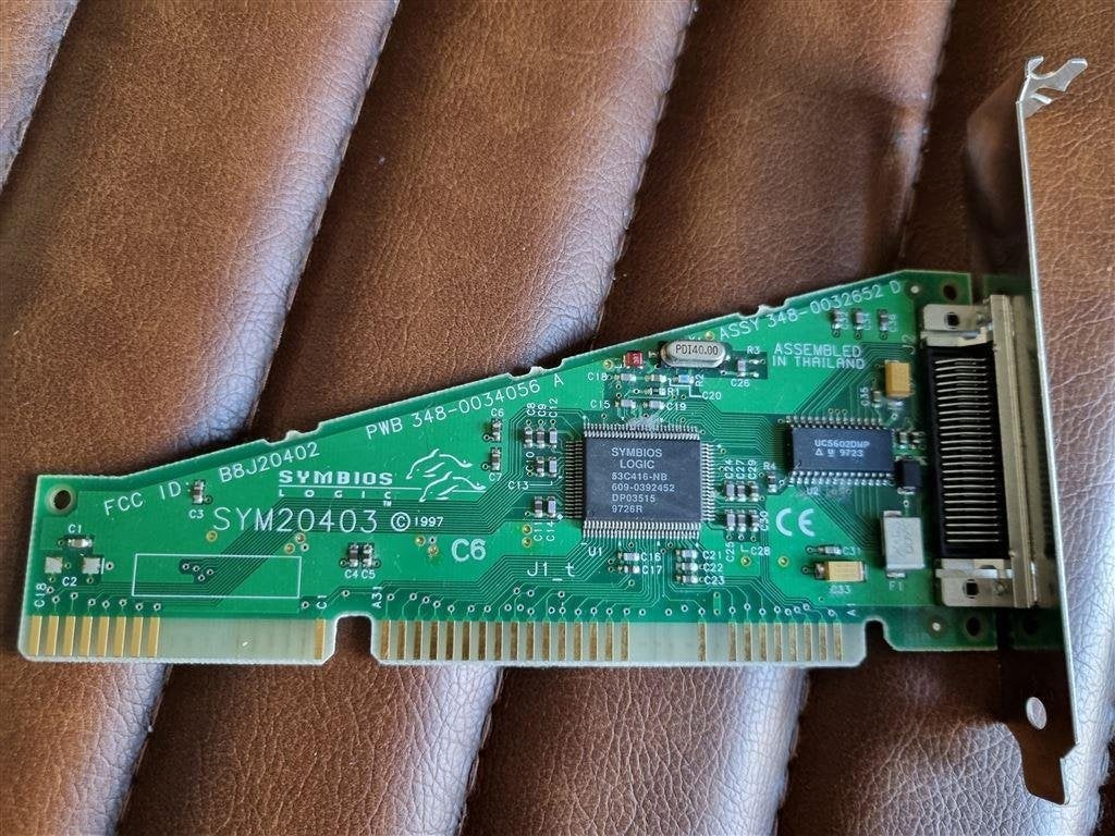 Symbios Logic ISA 50-pin SCSI controller card -> SYM20403, Ophalen of Verzenden, Nieuw, Symbios