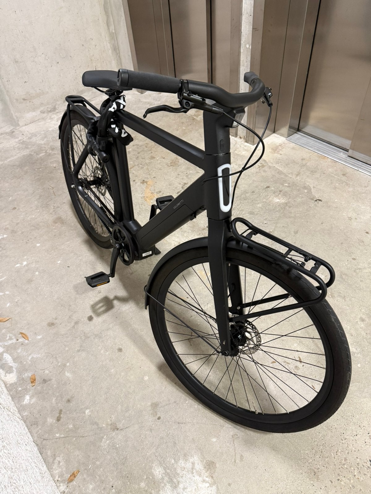 Veloretti fiets ace two lite matte black, Fietsen en Brommers, Fietsen | Heren | Herenfietsen, 57 tot 61 cm, Ophalen, Zo goed als nieuw