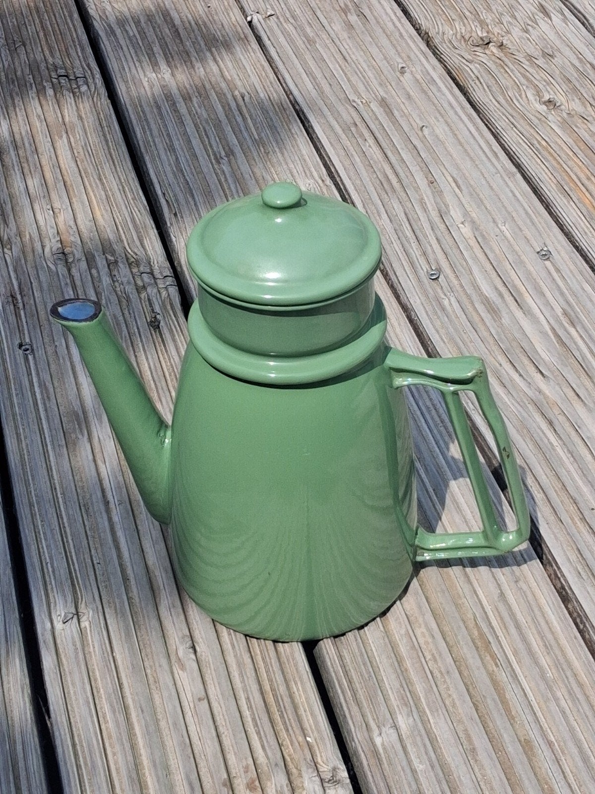 Geëmailleerd gietijzeren koffiepot, cafetière..., Ophalen of Verzenden