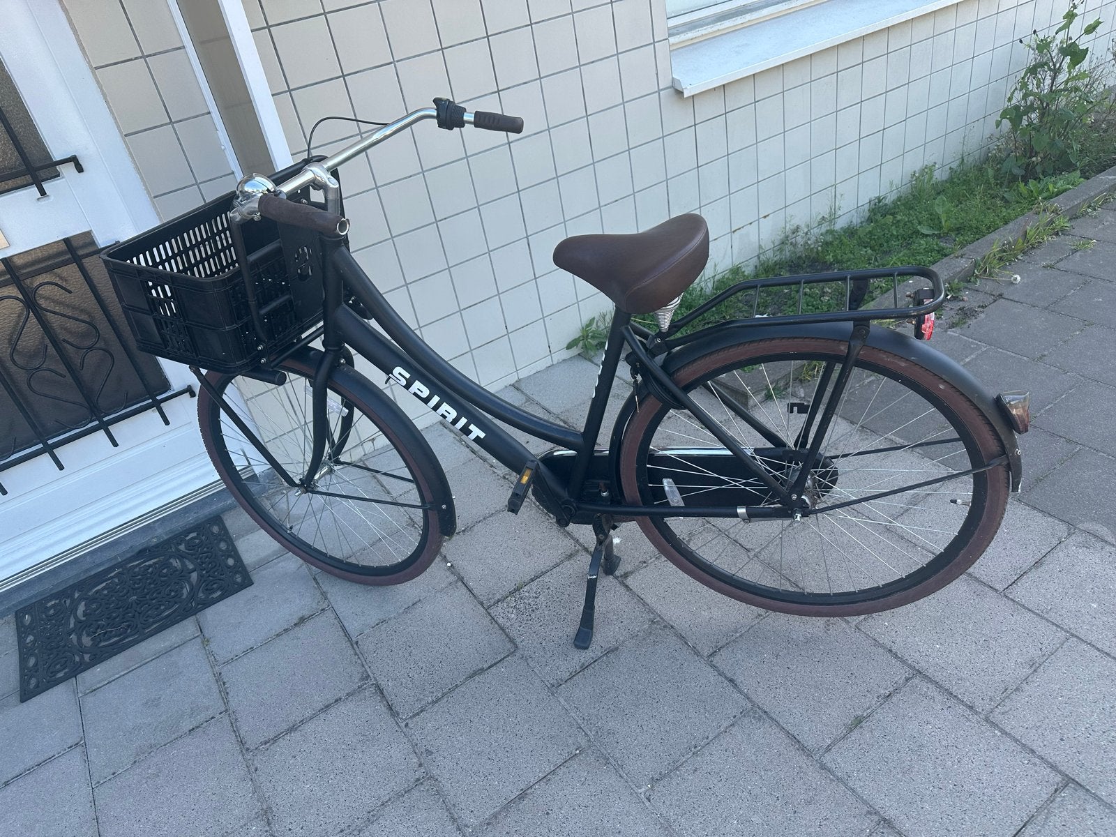 Spirit damesfiets met mand en 3 versnellingen, Fietsen en Brommers, Fietsen | Dames | Damesfietsen, Terugtraprem, Versnellingen