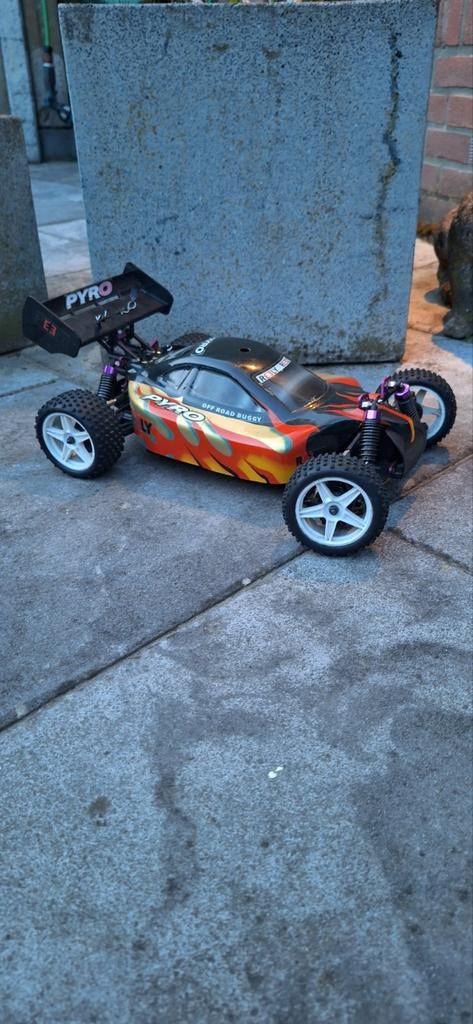 Te ruil of te koop Reely Pyro 1:10 Buggy RC Auto, Gebruikt, Auto offroad, Schaal 1:10, Ophalen