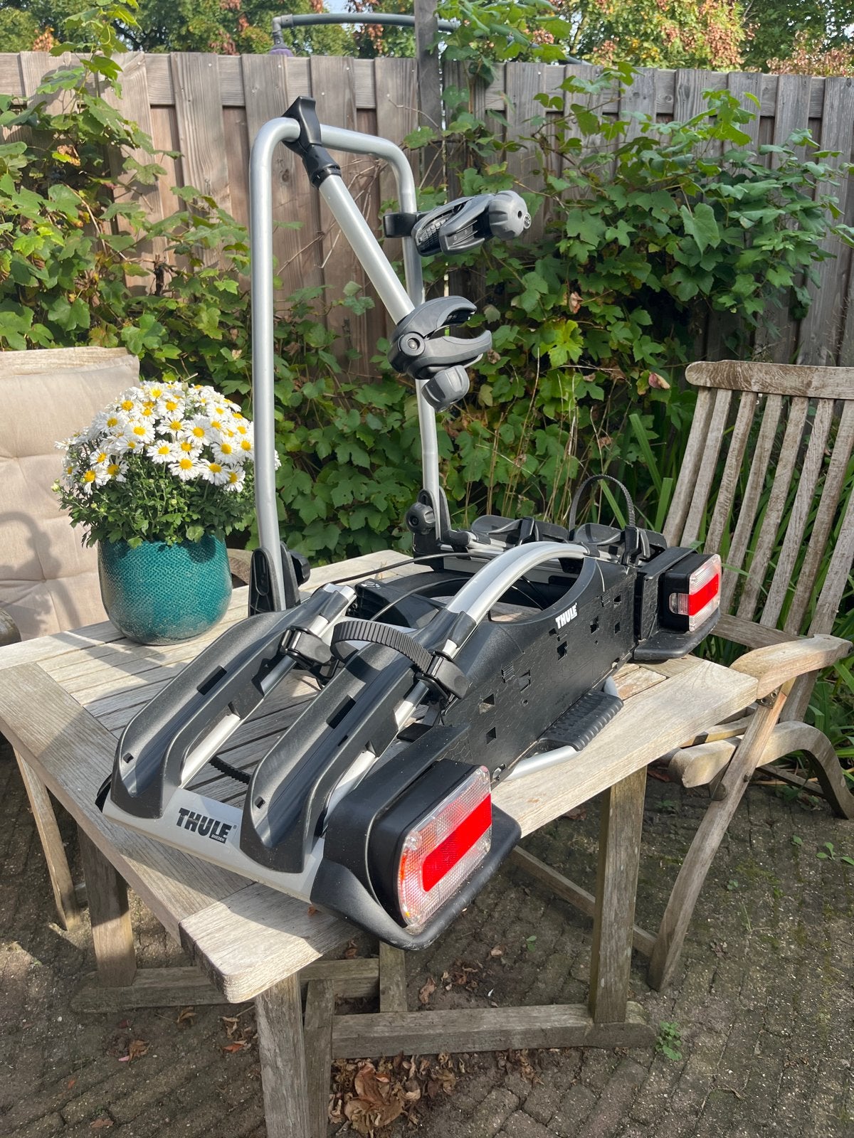 Thule 921 Fietsendrager voor Trekhaak, Auto diversen, Ophalen, Zo goed als nieuw, 2 fietsen, Trekhaakdrager