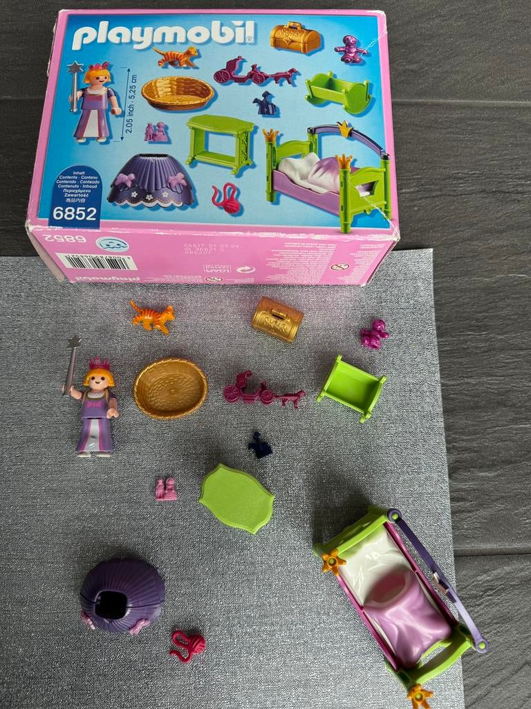Playmobil Slaapkamer van de prinses – 6852, Ophalen of Verzenden, Zo goed als nieuw, Complete set