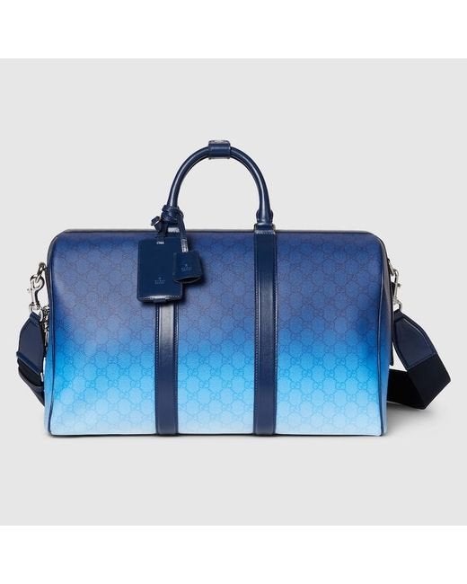 GEZOCHT: Gucci Dufflebag Chroma Blue, Ophalen, 40 tot 60 cm, 20 tot 30 cm, Blauw