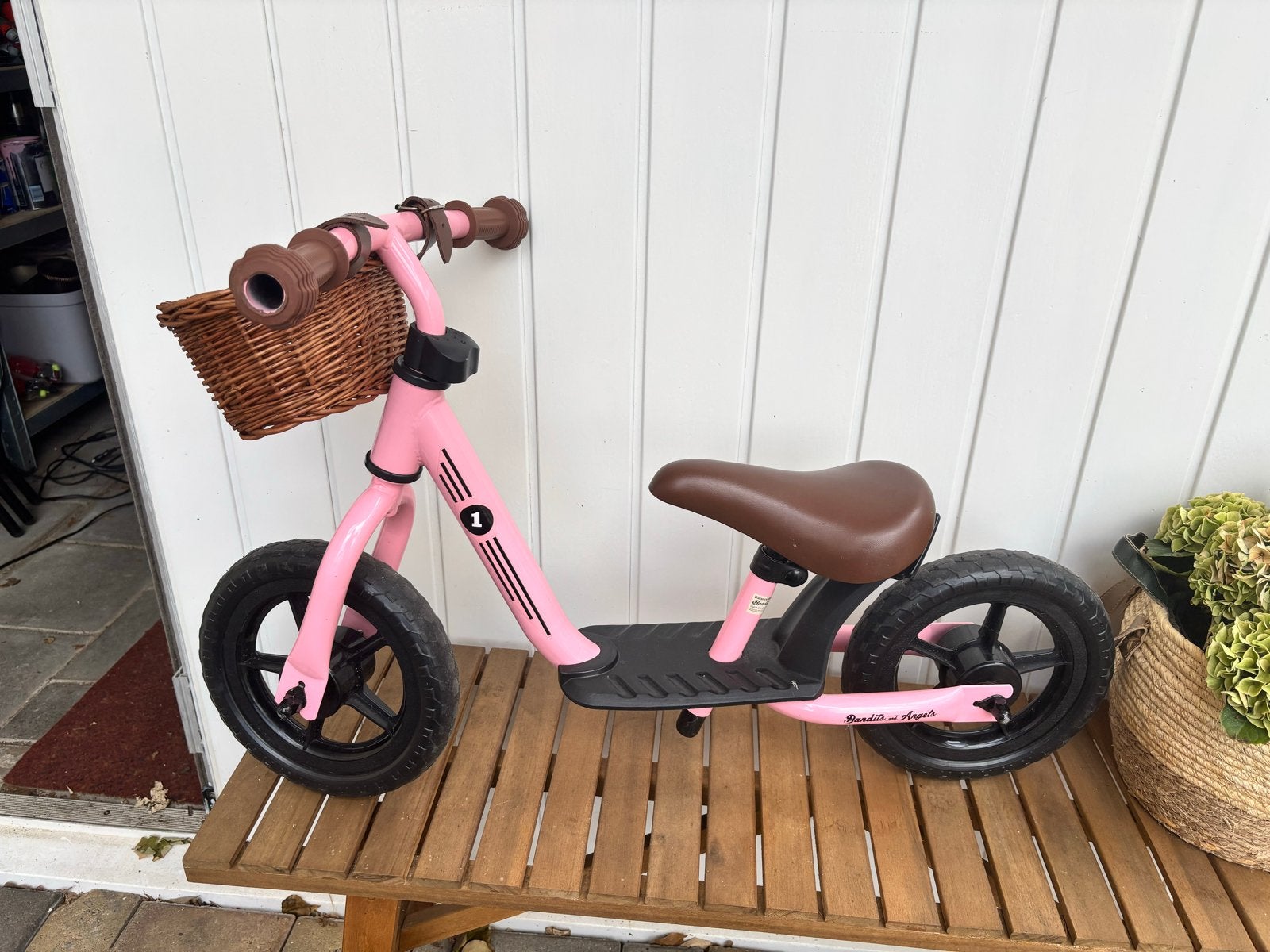 Roze loopfiets Bandits and Angels, Ophalen of Verzenden, Gebruikt, Loopfiets
