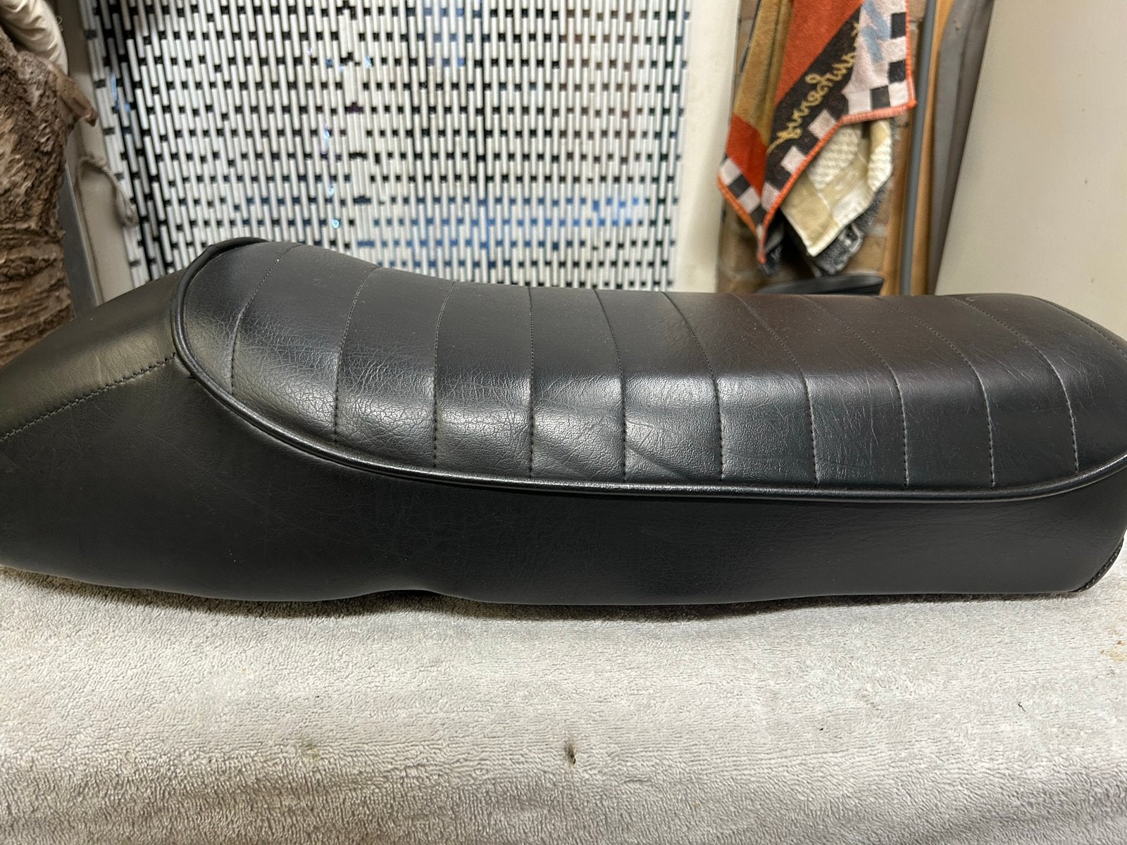 Zwart motorzadel voor Honda cb50/cb50j, Ophalen of Verzenden, Gebruikt