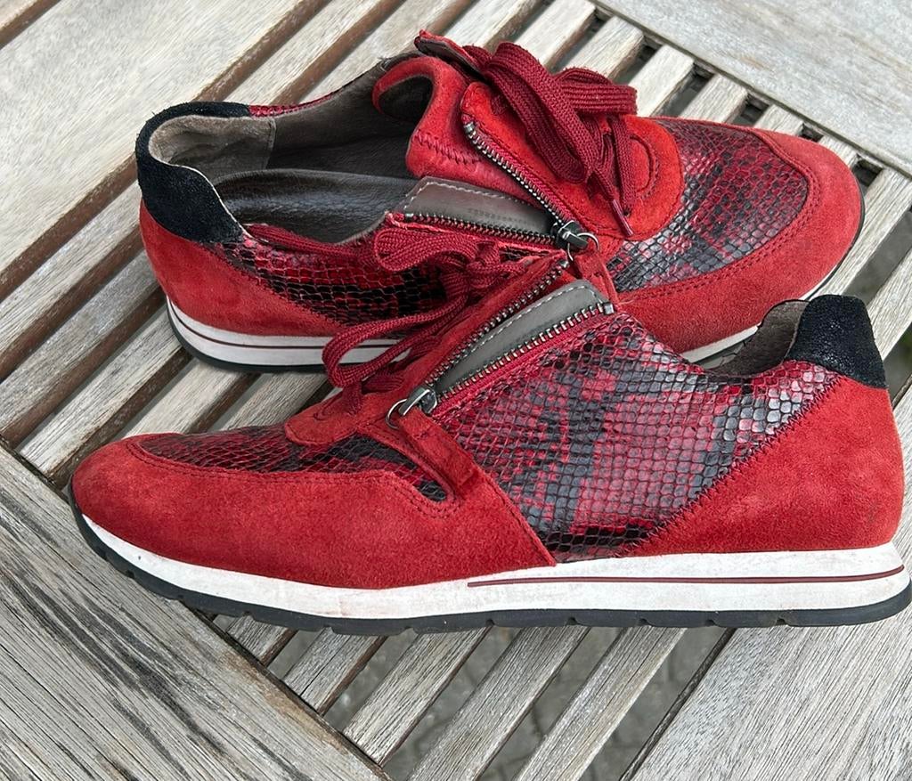 Gabor damessneakers optifit comfort maat 7, Ophalen of Verzenden, Zo goed als nieuw, Zwart, Sneakers of Gympen