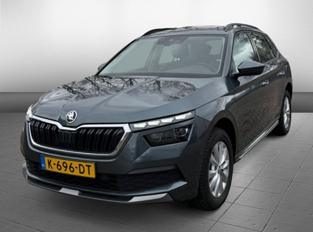 Skoda Kamiq 1.0 TSI virtual cockpit stoe verw., Auto's, 1131 kg, Gebruikt, Euro 6, 49 €/maand