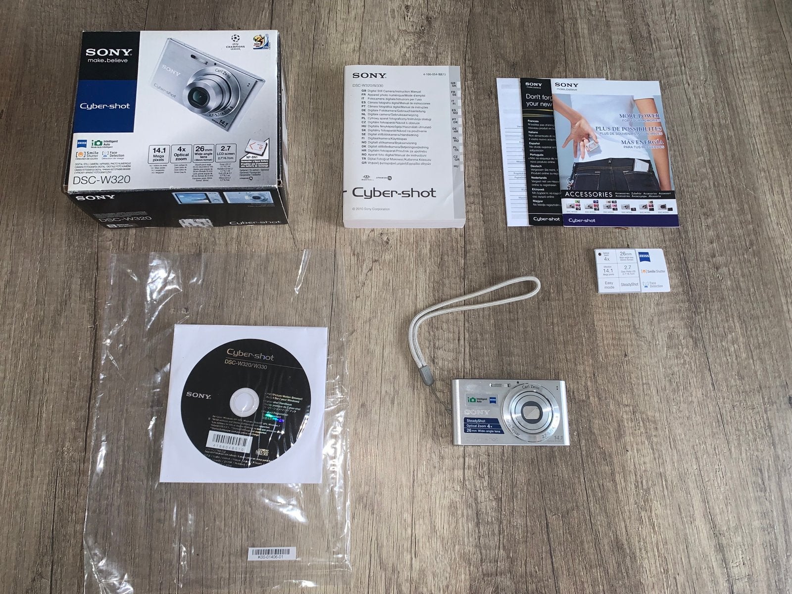 Sony Cyber-shot DSC-W320 Compactcamera - Zilver