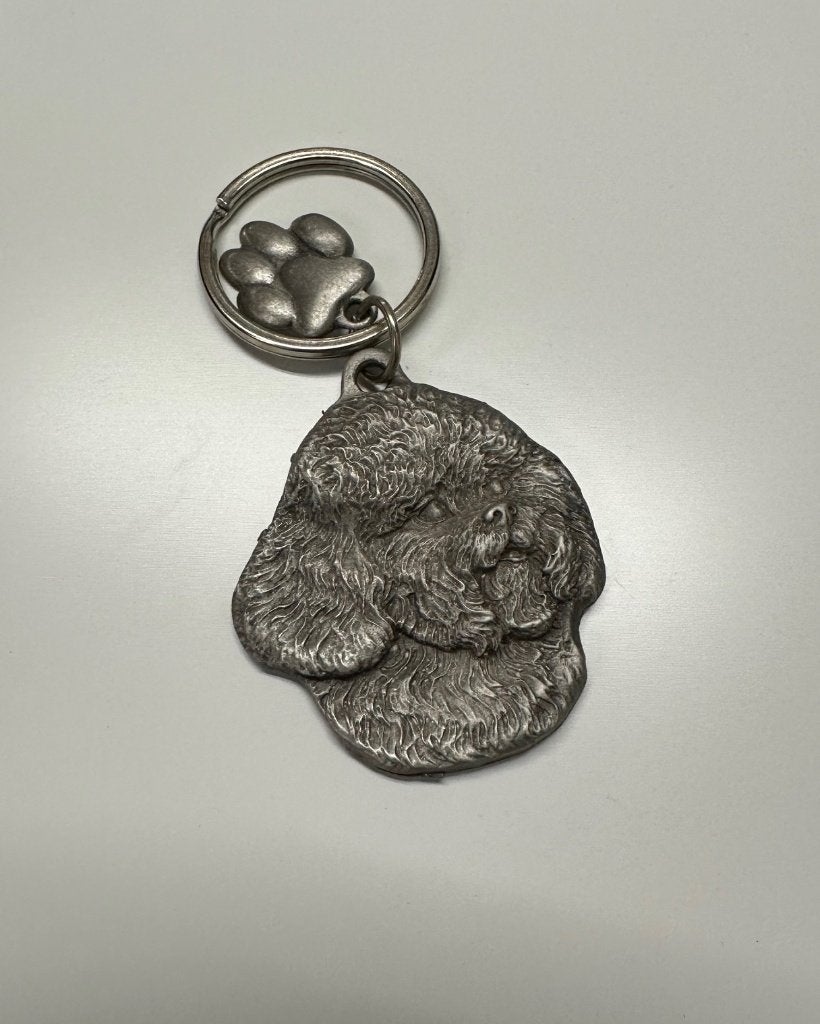 Sleutelhanger Bichon Frise - tin, Dier of Natuur, Nieuw, Ophalen of Verzenden, Nvt