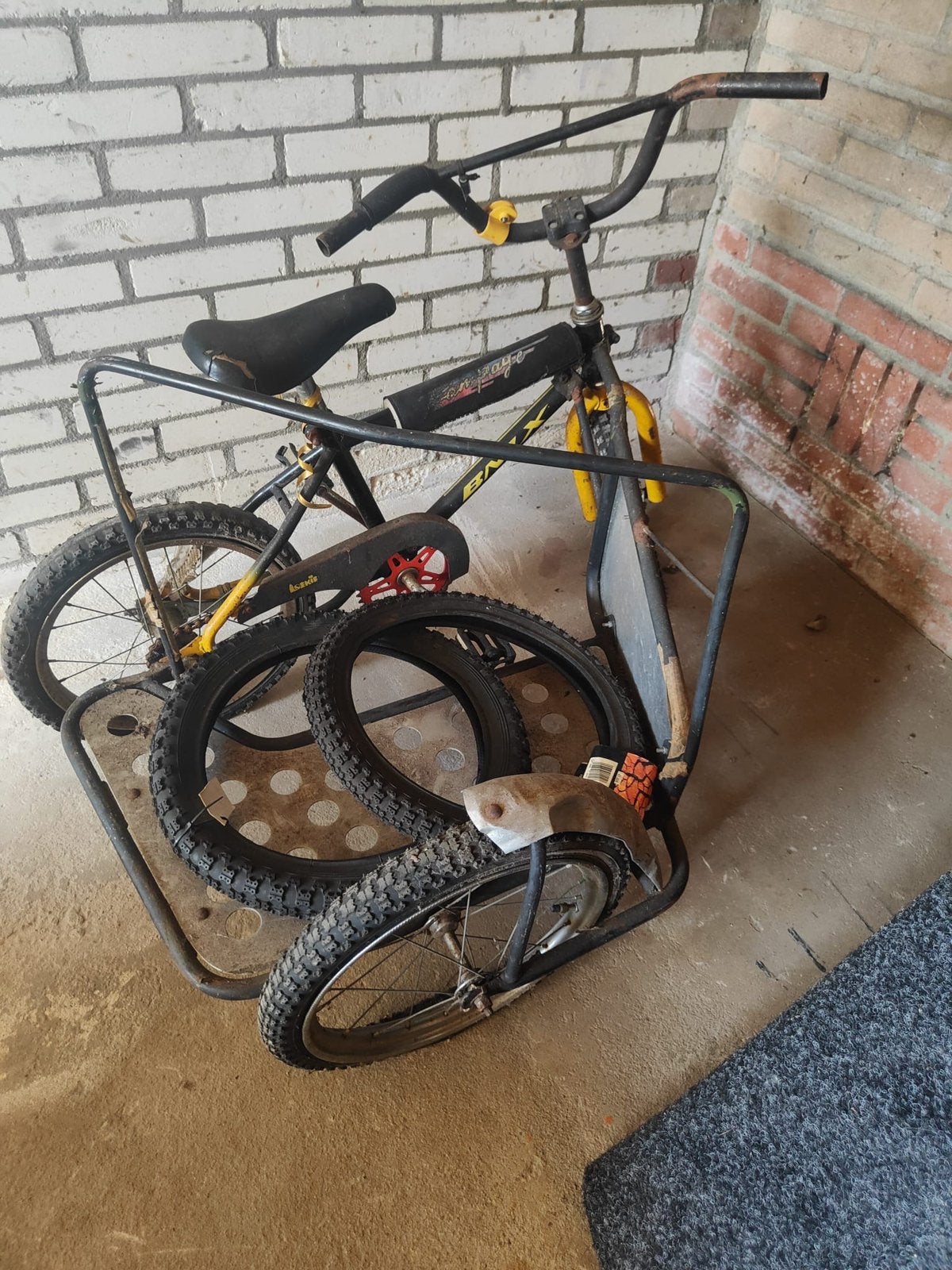 Kinderfiets met zijspan, Fietsen en Brommers, Ophalen, Gebruikt, Minder dan 16 inch