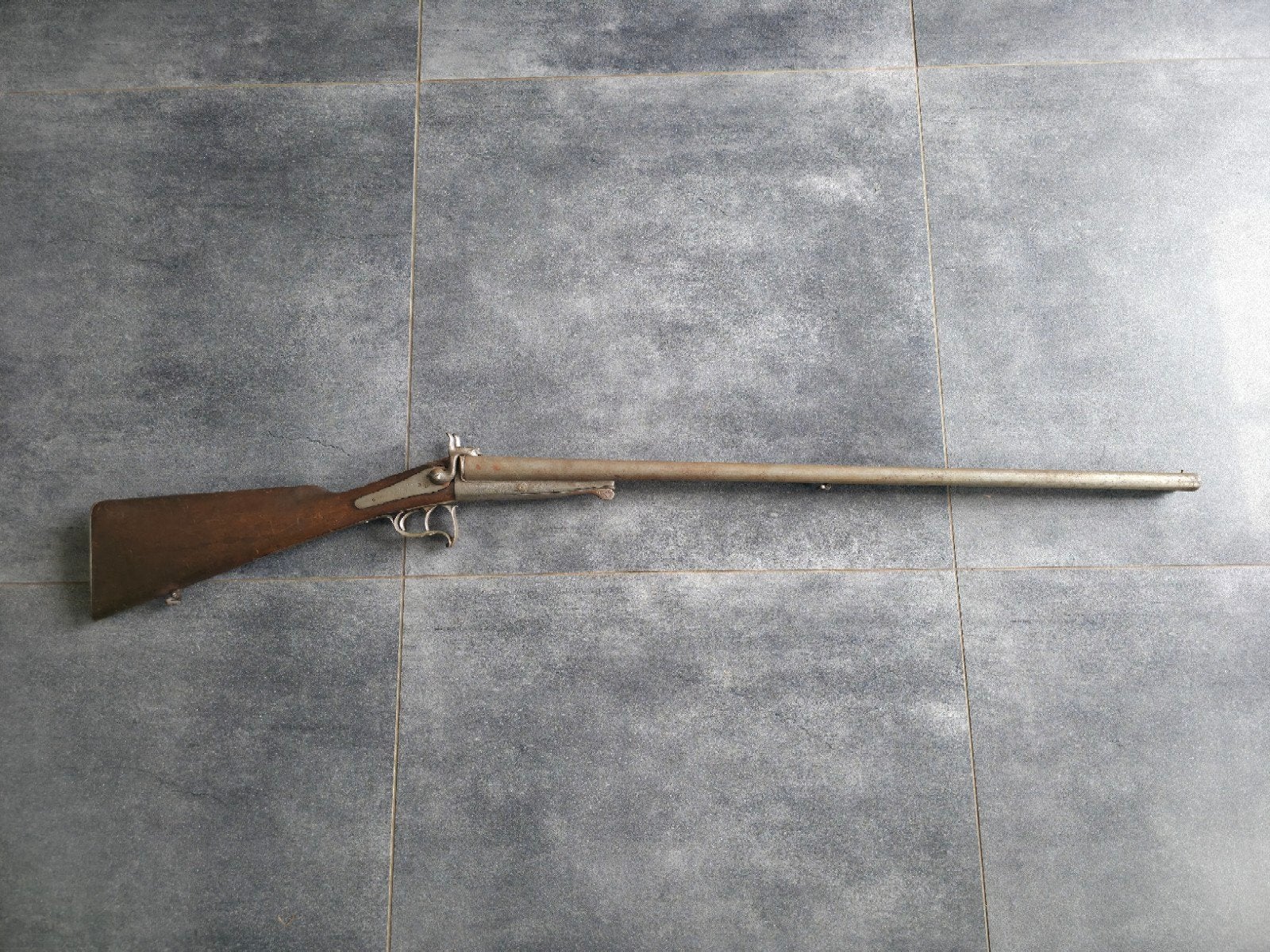 Antiek dubbelloops jachtgeweer - Pennenvuur -  1860 Onklaar, Ophalen of Verzenden