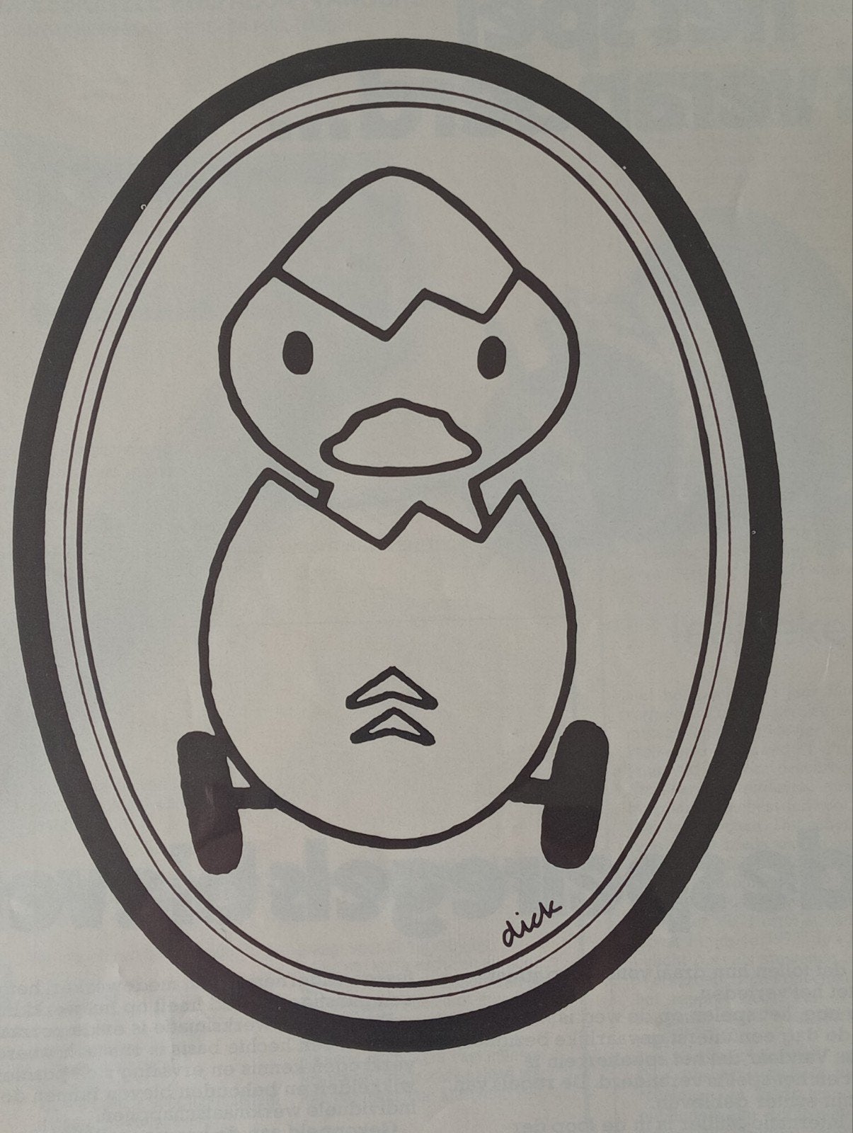 Dick Bruna Citroën Eend 2CV advertentie pagina circa 1973, Ophalen of Verzenden, 1960 tot 1980, Knipsel(s)