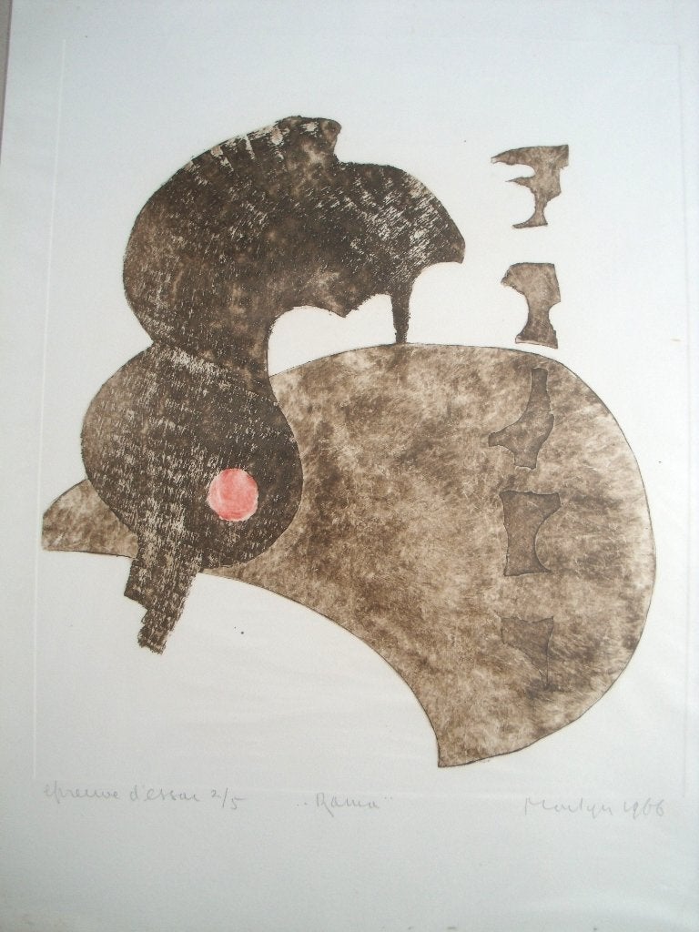 Jan Montyn (1924-2015) - zonder titel - nr. 2/5 - 1966, Verzenden