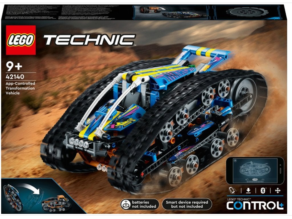 LEGO Technic 42140 App-Controlled Transformation Vehicle, Lego, Ophalen of Verzenden, Zo goed als nieuw, Complete set