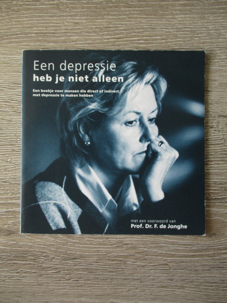 Een depressie heb je nier alleen, Ophalen of Verzenden, Gelezen
