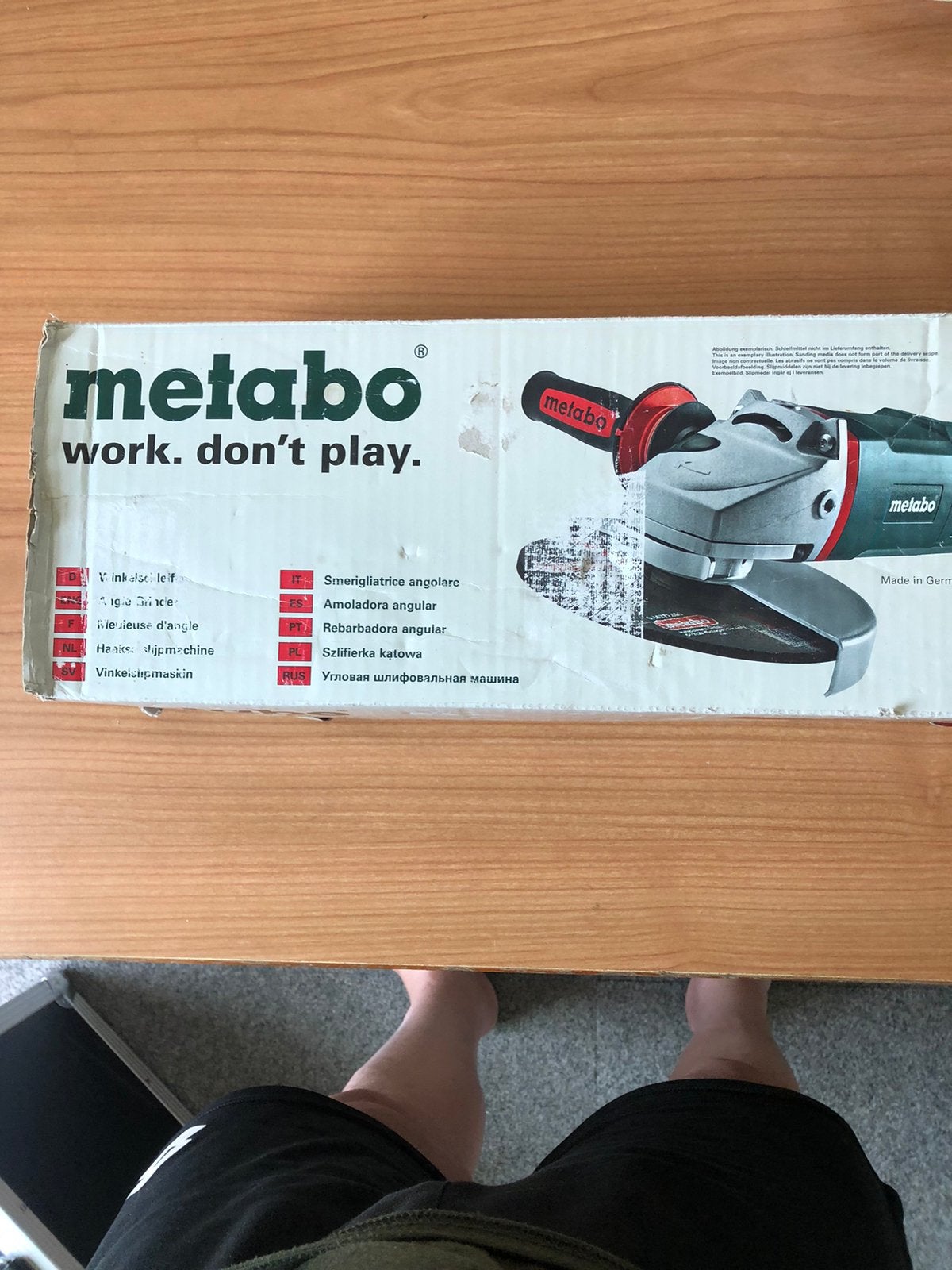 metabo slijptol nieuw, Ophalen of Verzenden, Zo goed als nieuw, 1000 watt of meer, Haakse handslijpmachine