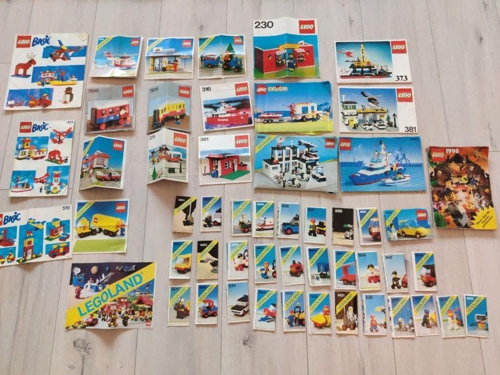 Oude Lego instructies/boekjes, Ophalen, Gebruikt