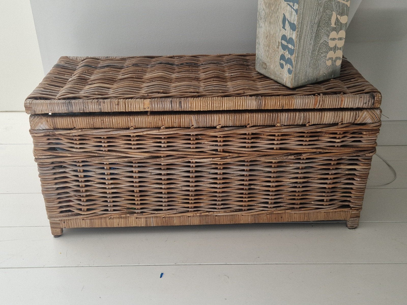 Rotan kist / opbergkist / dekenkist, Ophalen, Overige materialen, Minder dan 50 cm, 50 tot 100 cm