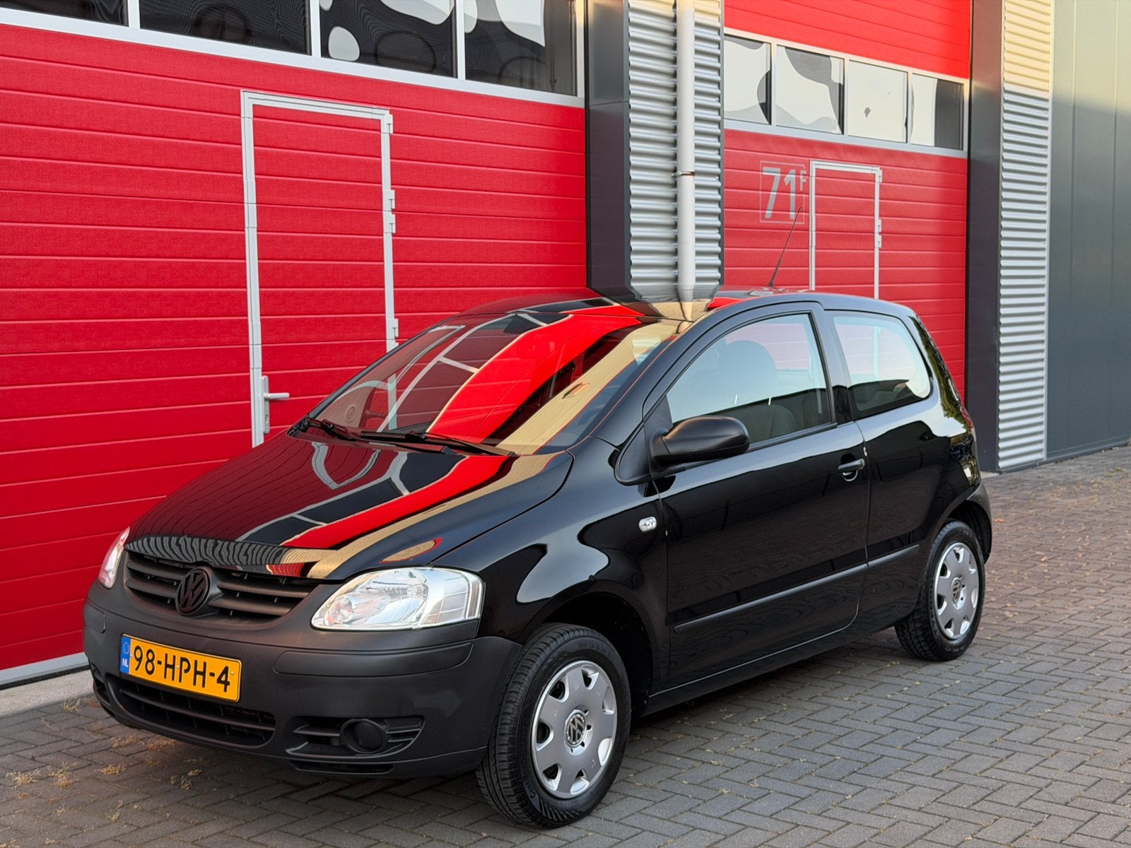 Volkswagen Fox 1.2 40KW 2009 Zwart, Auto's, Volkswagen, Voorwielaandrijving, Stof, Zwart, 4 stoelen