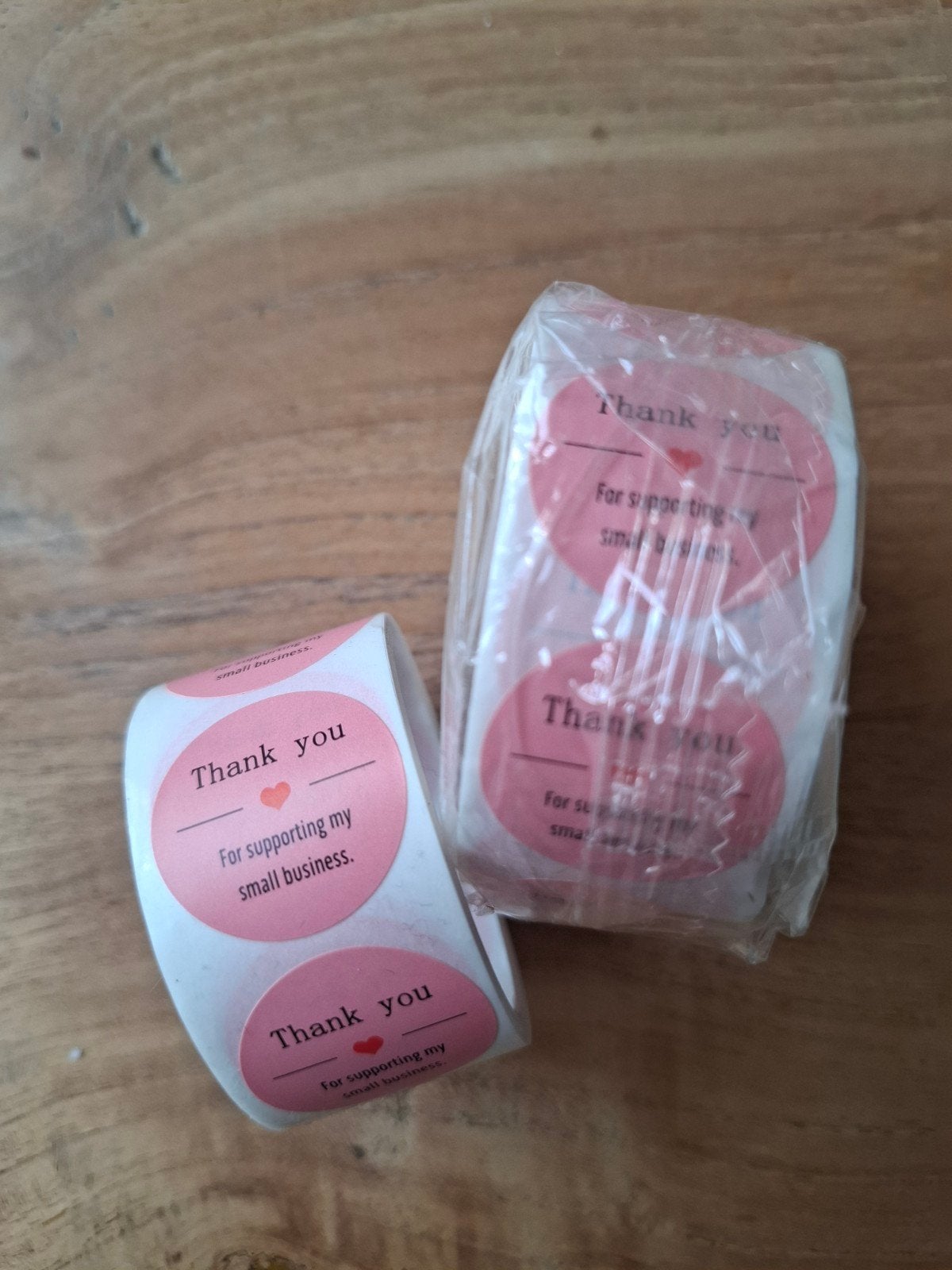 Thank you! For supportimg my small business stickers, Verzamelen, Ophalen of Verzenden, Nieuw