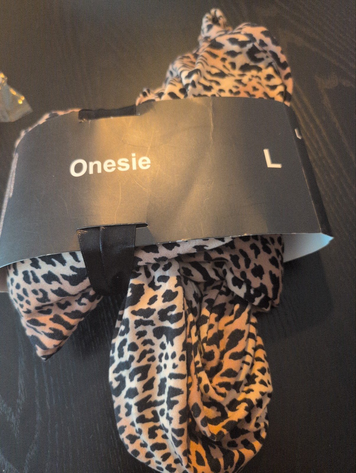 onesie panterprint, Ophalen of Verzenden, Nieuw, Bruin, 100 cm of meer