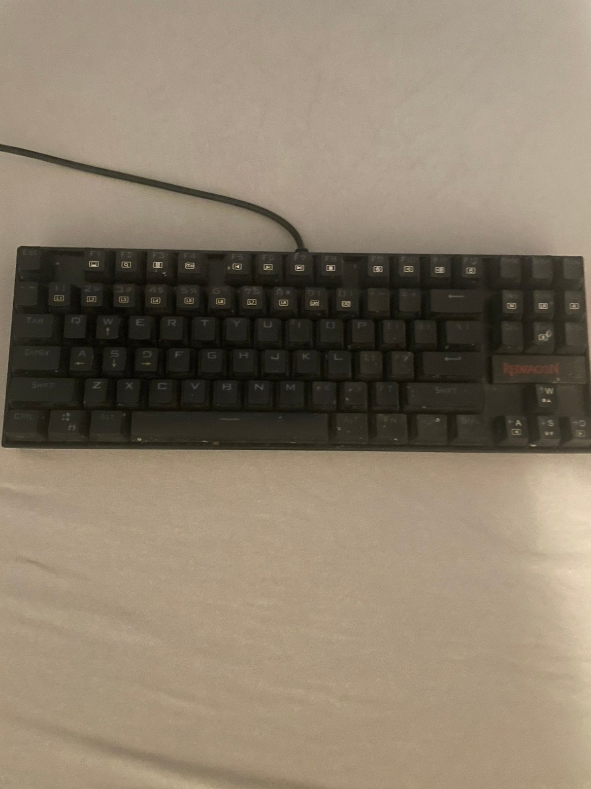 Redragon gaming keyboard, Computers en Software, Toetsenborden, Redragon, Gaming toetsenbord, Refurbished, Ophalen of Verzenden