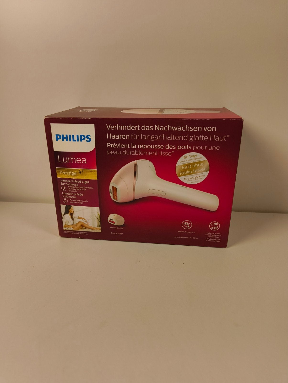 Philips Lumea Prestige IPL ontharing BR1950, High Tech Campus 5, 5656 AE Eindhoven, Nederland, Consumer.care@philips.com, Ophalen of Verzenden