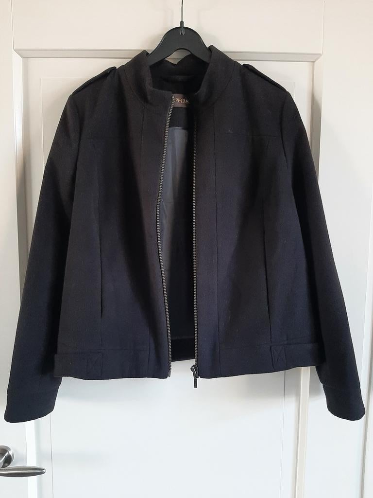 Supertrash zwart jasje (tussenseizoen) maat 42, Supertrash, Zwart, Maat 42/44 (L), Nieuw