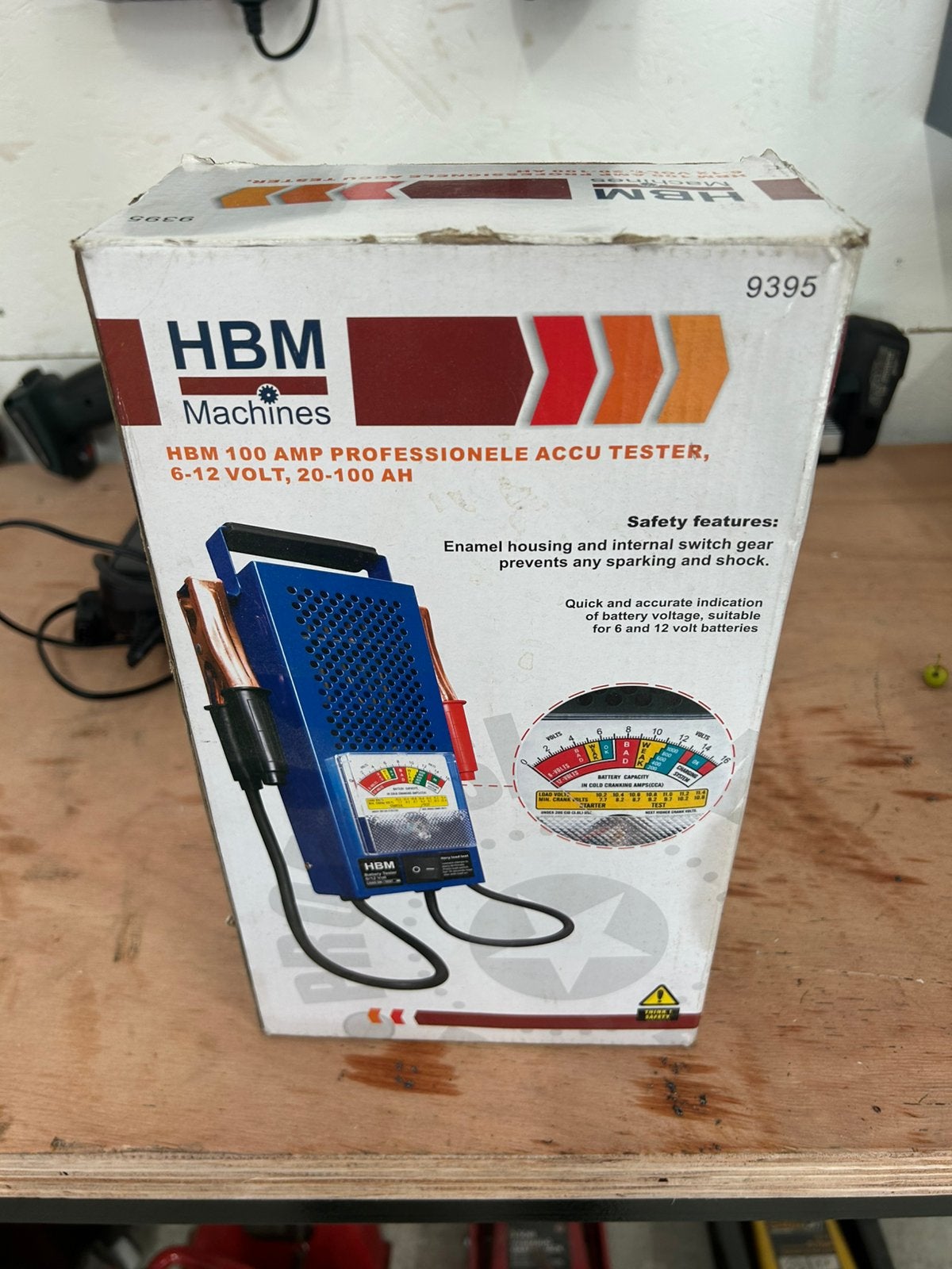 HBM professionele accu tester, Ophalen of Verzenden, Nieuw