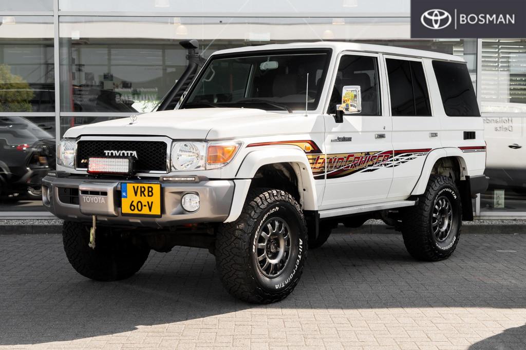 Toyota Land cruiser GRJ76L 4.0 V6 LX LPG | 3X Difflock | Com, Stof, Euro 6, Wit, Handgeschakeld
