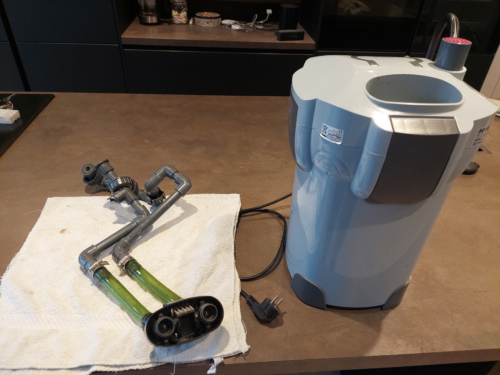 Grote aquarium sunsun filter 3000l per uur, Ophalen