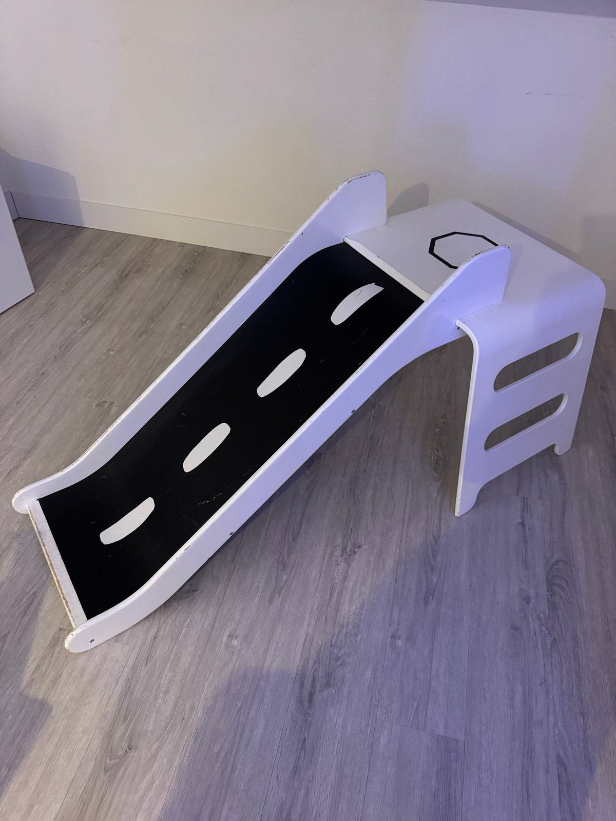 Houten kinderglijbaan met wegdesign, Ophalen, Gebruikt, Jongen of Meisje