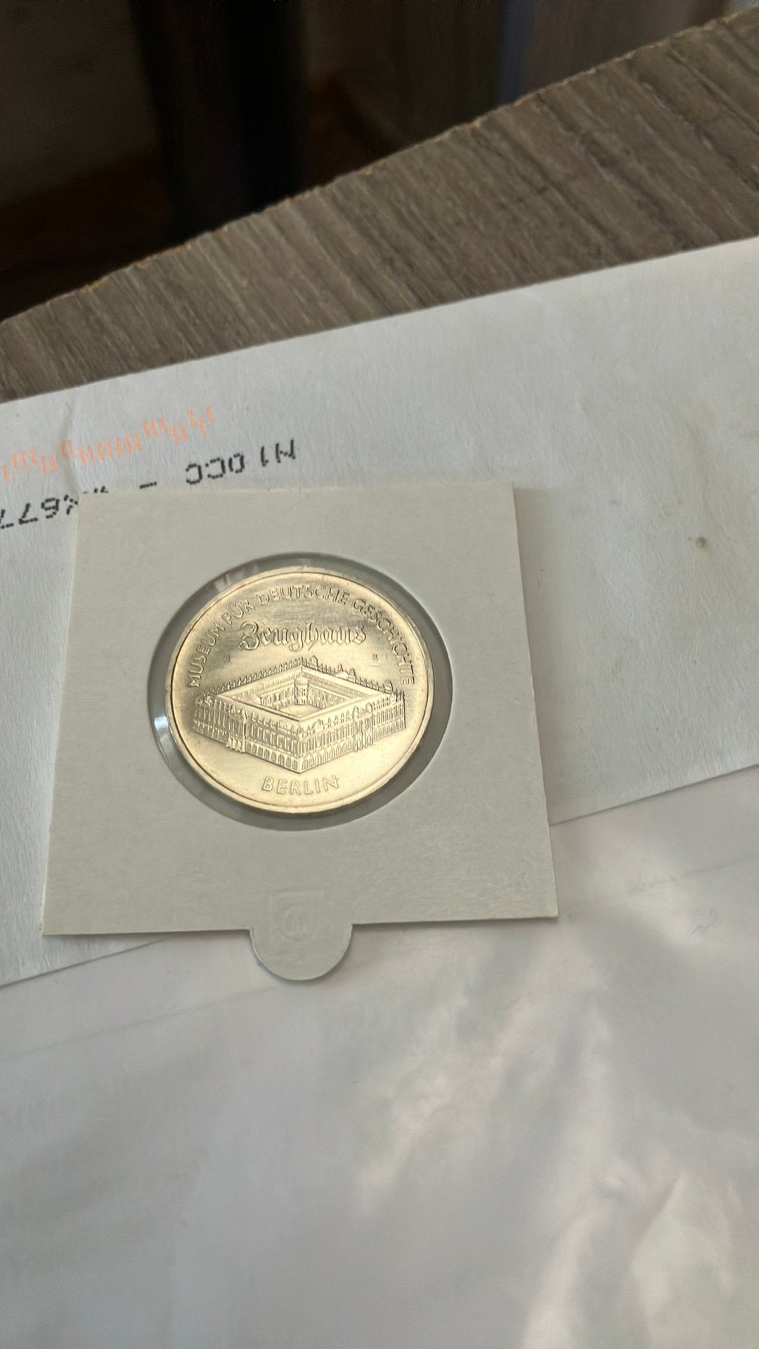 DDR 1990 5 Mark,Berlin, Postzegels en Munten, Ophalen of Verzenden, Overige landen