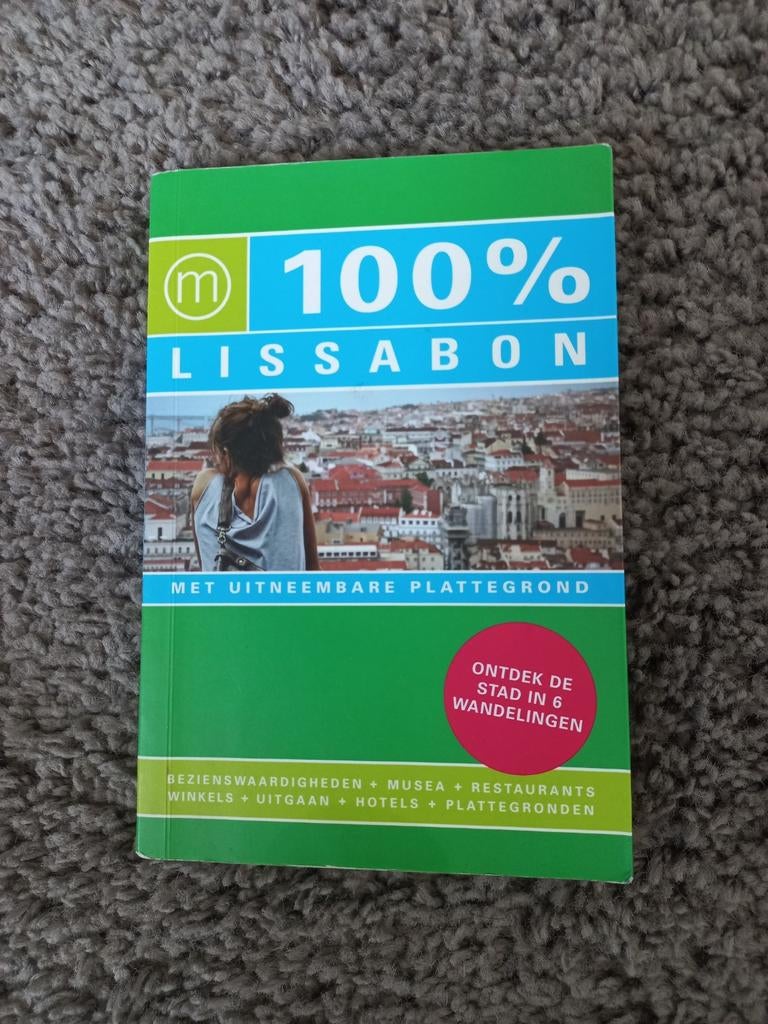 100% Lissabon reisgids met uitneembare plattegrond, Boeken, Reisgidsen, Ophalen of Verzenden