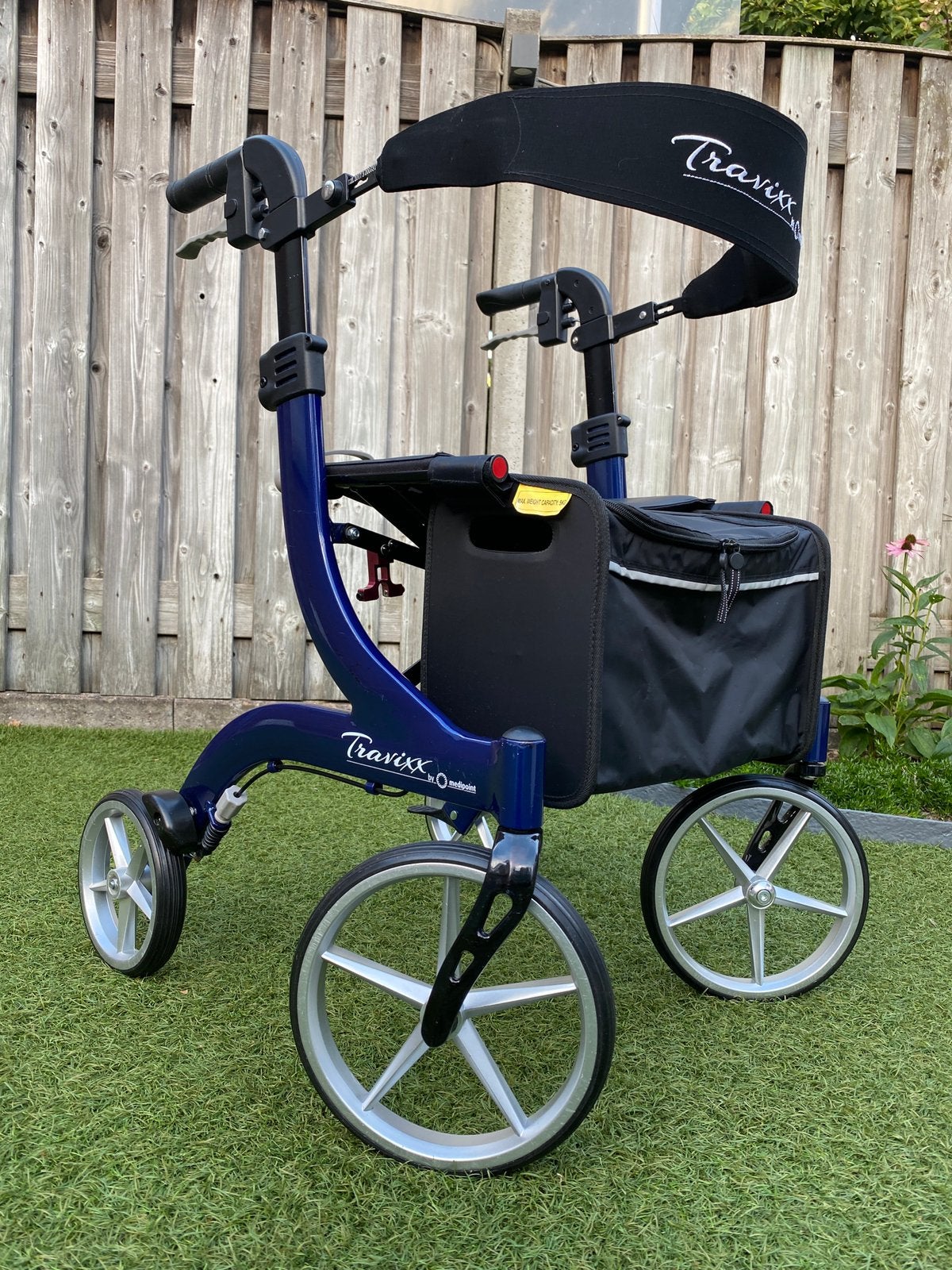 Travixx Deluxe S - Medipoint rollator blauw, Diversen, Ophalen, Lichtgewicht, Zo goed als nieuw