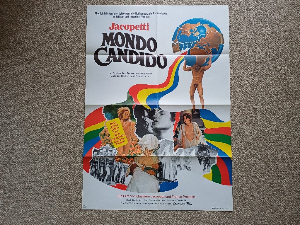 MONDO   CANDIDO     filmposter., Rechthoekig Staand, Verzenden, Nieuw, A1 t/m A3